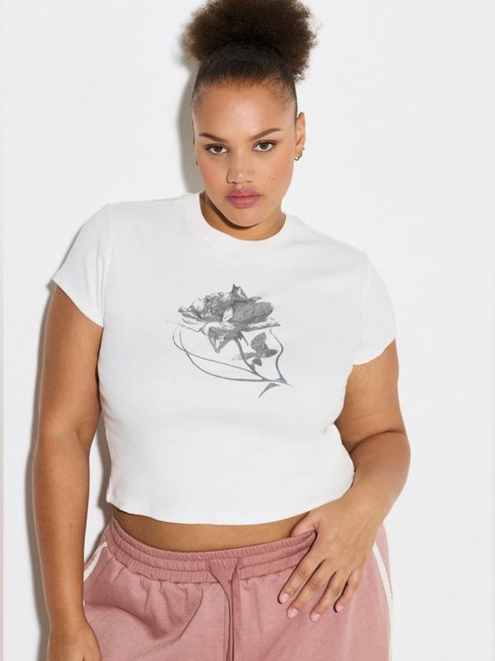 Torrid LoveSick Cropped Baby Tee